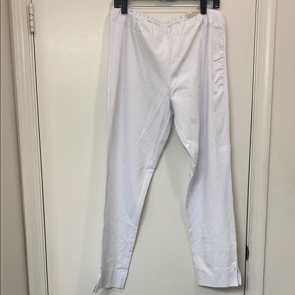 Soft Surroundings White pull on pants 14/16